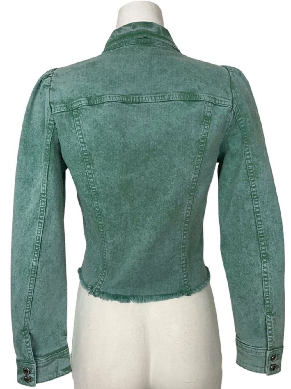 Retrofete Rissa Denim Jacket M Mojito Cropped - Picture 6 of 16